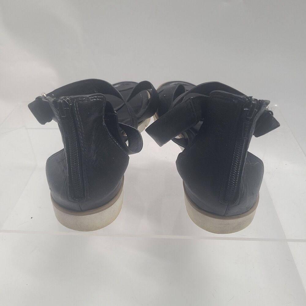 Sofft Starla Ankle Strap Sandal Black Leather Sandals Women's US SZ 11 M - Picture 4 of 7